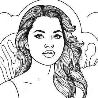 Pagina Para Colorear De Selena 10910-8625