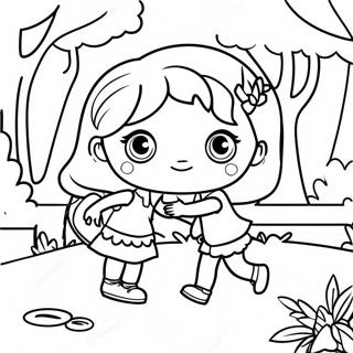 Pagina Para Colorear De Aventura De Polly Pocket En El Parque 12801-10049