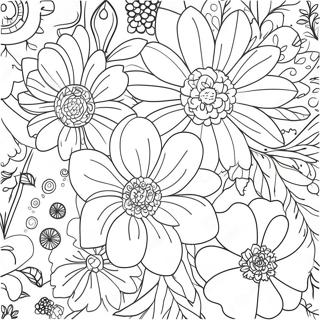 Pagina Para Colorear De Estetica Floral 13910-10937