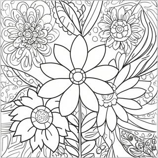 Pagina Para Colorear De Estetica Floral 13910-10939