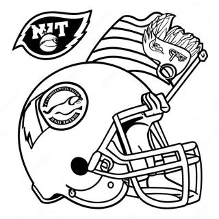 Pagina Para Colorear Del Logo De La Nfl 14050-11050