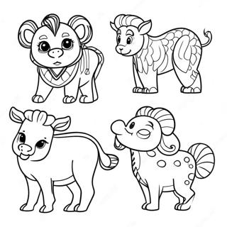 Pagina Para Colorear Del Zodiaco Chino 14340-11276