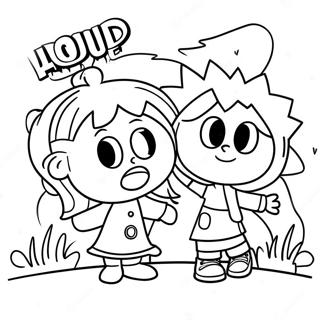 Pagina Para Colorear De Loud House 1470-1187