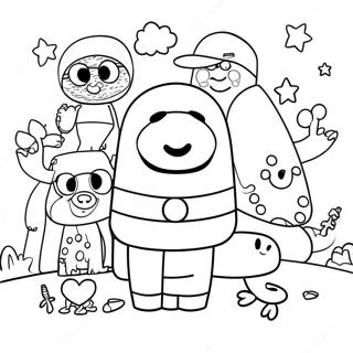 Pagina Para Colorear De Hey Duggee Y Amigos 17141-13522