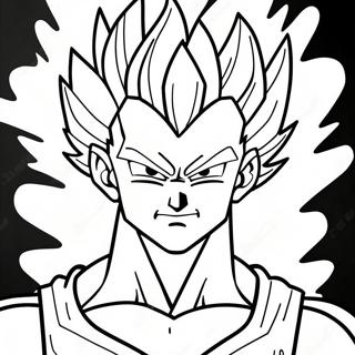 Pagina Para Colorear De Vegito Super Saiyan 17680-13941