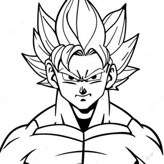 Pagina Para Colorear De Vegito Super Saiyan 17680-13943