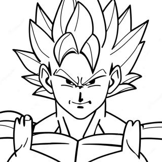 Pagina Para Colorear De Vegito Super Saiyan 17680-13944