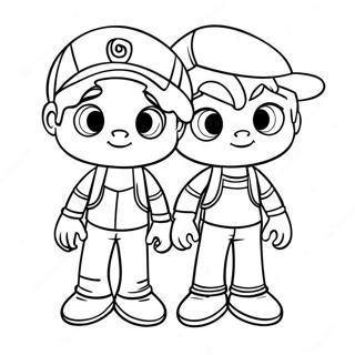 Pagina Para Colorear Mikey Y Jj 18020-14227