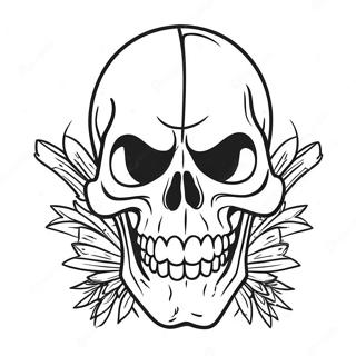 Paginas Para Colorear De Calavera Badass 18812-14853