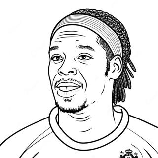 Ronaldinho Páginas Para Colorear