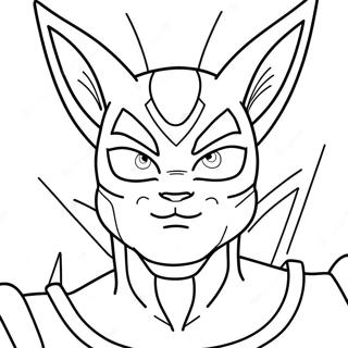 Beerus Páginas Para Colorear