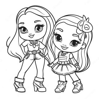 Pagina Para Colorear De Bratz De Moda 20872-16511