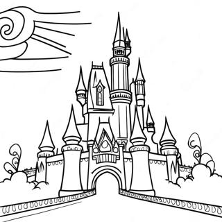 Pagina Para Colorear De Castillo De Disney 2220-1766