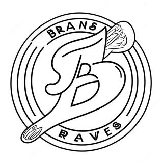 Pagina Para Colorear Del Logo Del Equipo Braves 22812-18013