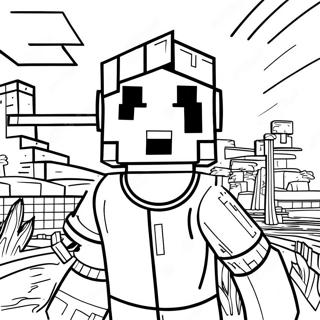 Steve De Minecraft Páginas Para Colorear