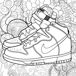 Pagina Para Colorear De Nike Dunks 25352-20039