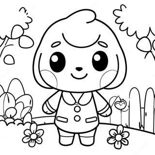 Animal Crossing Páginas Para Colorear