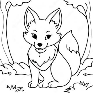 Pagina Para Colorear De Kitsune 25762-20350