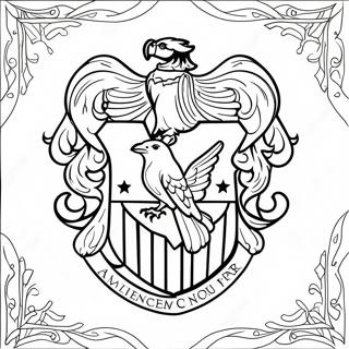 Ravenclaw Páginas Para Colorear