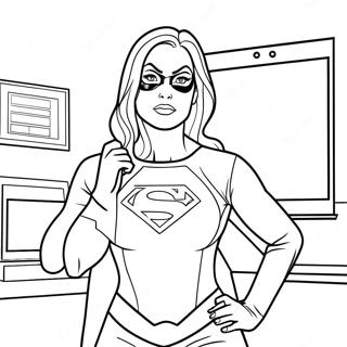 Pagina Para Colorear De Mujer De Tv Superheroe 27105-21431