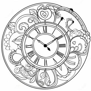 Pagina Para Colorear De Reloj 28084-22202