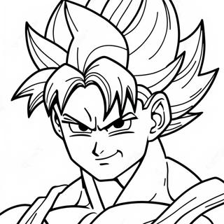 Pagina Para Colorear De Goku Super Saiyan 4 28234-58778