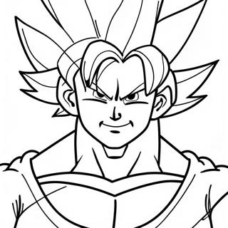 Pagina Para Colorear De Goku Super Saiyan 4 28234-58780