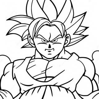 Pagina Para Colorear De Goku Super Saiyan 4 En Accion 28235-22299