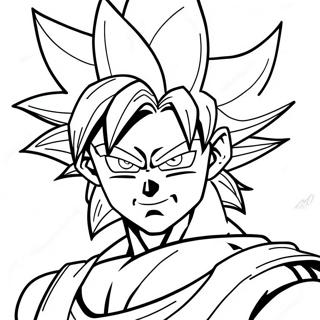 Pagina Para Colorear De Goku Super Saiyan 4 En Accion 28235-22300