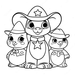 Pagina Para Colorear De Sheriff Callie Con Sus Amigos 28675-22654