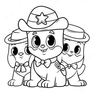 Pagina Para Colorear De Sheriff Callie Con Sus Amigos 28675-22655