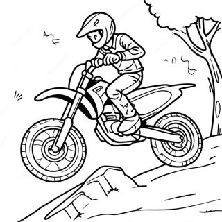 Pagina Para Colorear De Piloto De Motocicleta De Tierra Genial 291-235