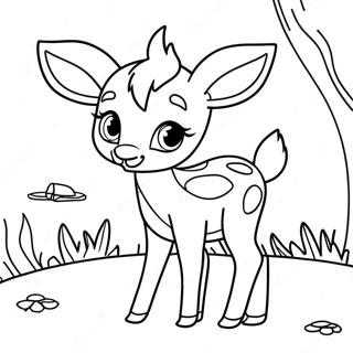 Bambi Páginas Para Colorear