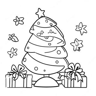 Pagina Para Colorear Del Arbol De Navidad De Cocomelon 31113-24589