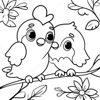 Pagina Para Colorear De Pajaros Del Amor 32423-25633