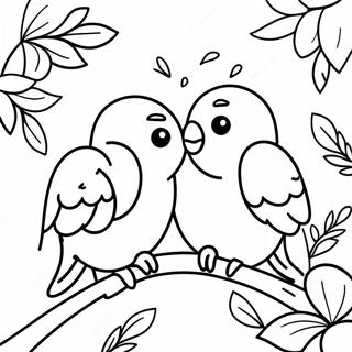 Pagina Para Colorear De Pajaros Del Amor 32423-25634