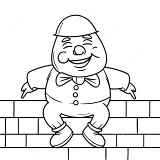 Humpty Dumpty Páginas Para Colorear