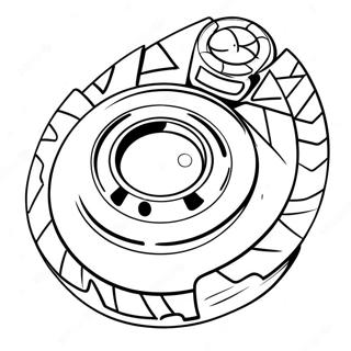 Pagina Para Colorear De Spryzen Beyblade 33543-26541