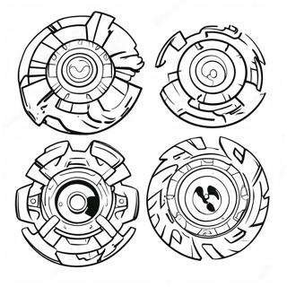 Pagina Para Colorear De Spryzen Beyblade Dinamico En Batalla 33544-26512