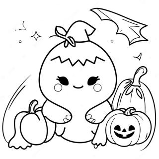 Pagina Para Colorear De Squishmallow De Halloween 33593-26557