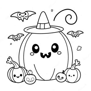 Pagina Para Colorear De Squishmallow De Halloween 33593-26560