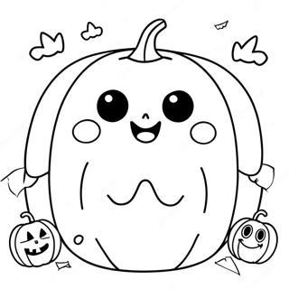 Pagina Para Colorear De Fantasma Squishmallow De Halloween Lindos 33594-26568