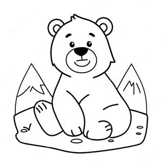 Oso Polar Lindos Páginas Para Colorear