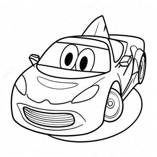 Pagina Para Colorear De Coche De Carreras De Sonic 35244-27873