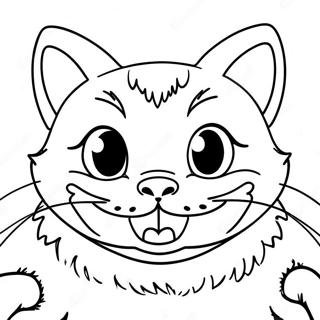 Pagina Para Colorear De Gato De Cheshire 35273-58810