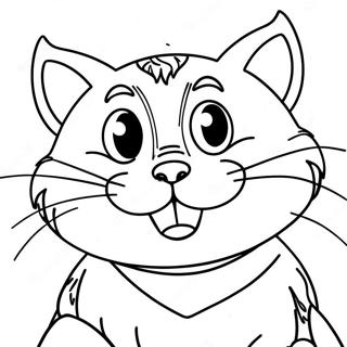 Pagina Para Colorear De Gato De Cheshire 35273-58811