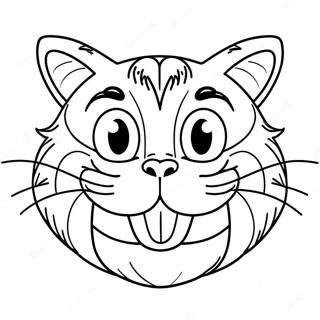 Pagina Para Colorear De Gato De Cheshire 35273-58812