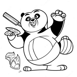 Pagina Para Colorear De Kung Fu Panda 3 36963-29219