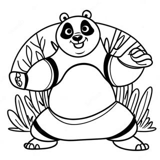 Pagina Para Colorear De Kung Fu Panda 3 36963-29220