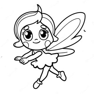 Pagina Para Colorear De La Hada Tink Volando En El Cielo 37054-29285